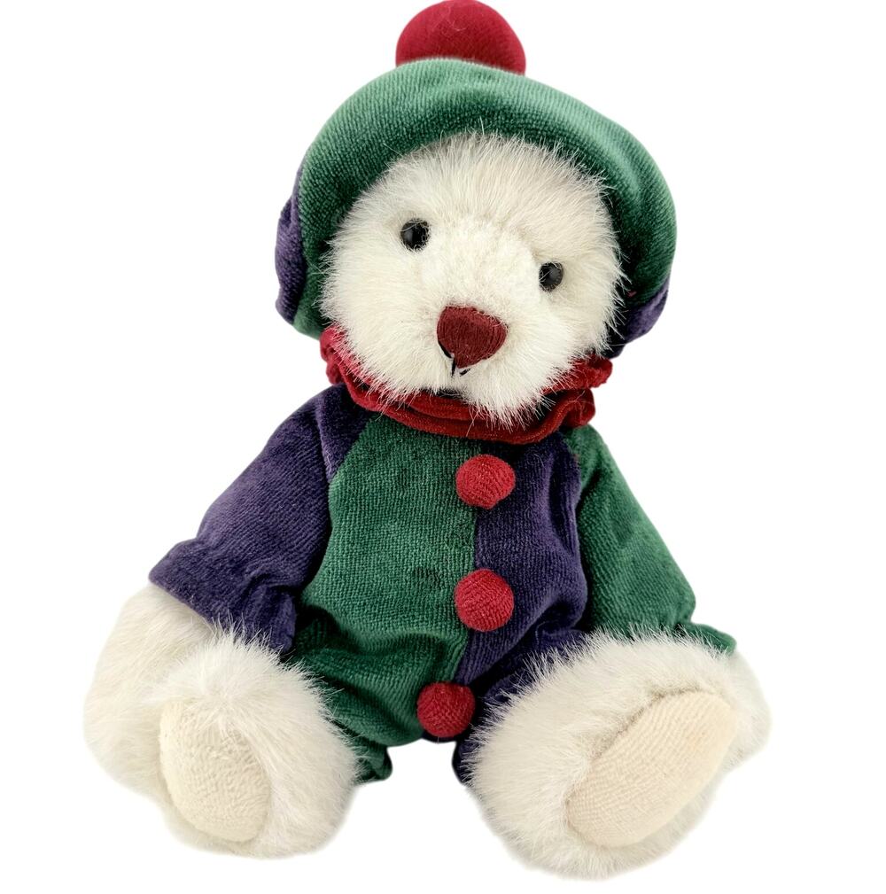 Boyds Bears Plush Snickersnoodle Clown Bear 2001 T.J.'s Best Dressed Collection